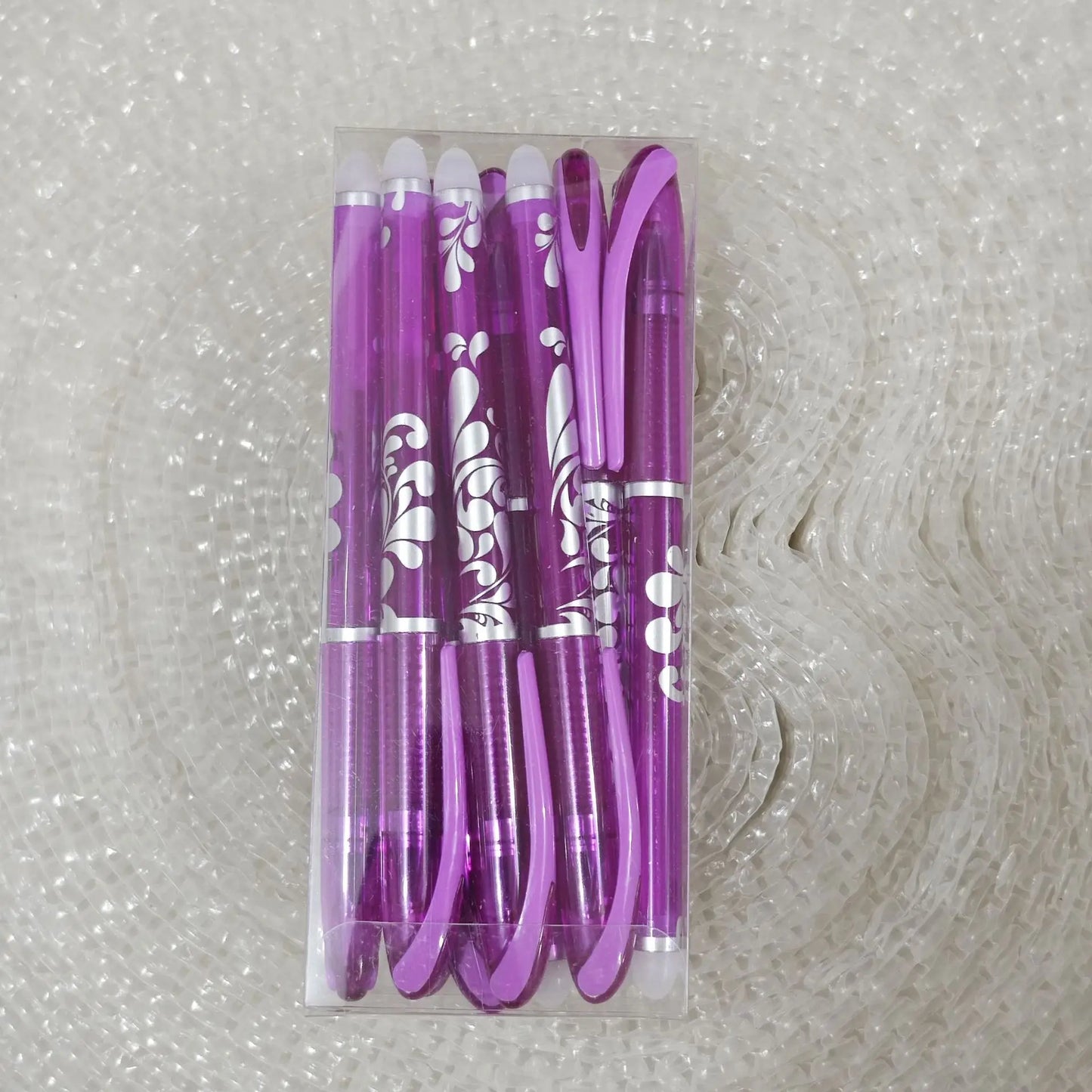 Boxed Multicolor Erasable Gel Pens, Medium Tip 0.5mm, Smooth Writing, Suitable for Office and Everyday Use, Christmas Present Beauty World Shop