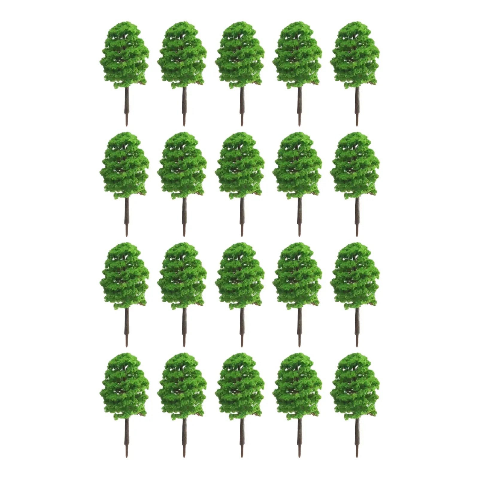 10/20/30pcs Fake Trees Artificial Miniature Tree Scenery Railroad Decoration Building Landscape Accessories DIY Diorama Garden Beauty World Shop