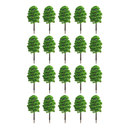 10/20/30pcs Fake Trees Artificial Miniature Tree Scenery Railroad Decoration Building Landscape Accessories DIY Diorama Garden Beauty World Shop