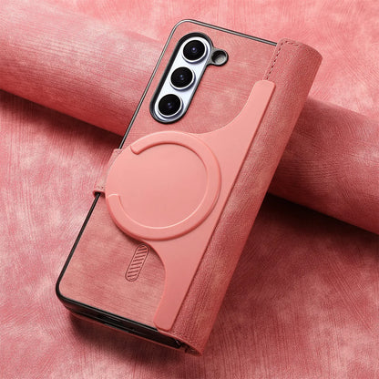 2 in 1 Magnetic Zipper Cards Solt Wallet Leather Case For Samsung Galaxy Z Fold 8 ultra 7 6 5  Wireless Charging Bag Purse Cover Beauty World Shop