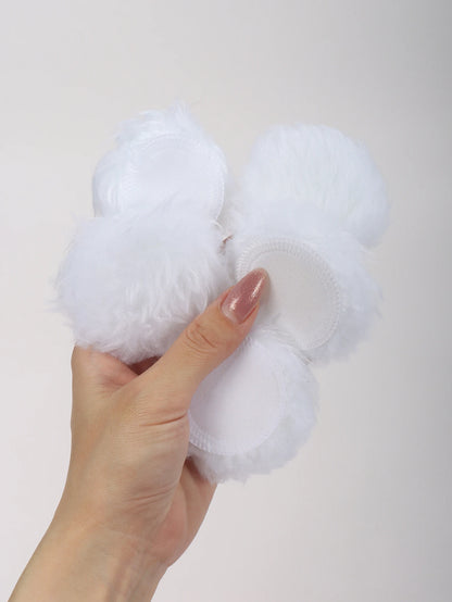2-5-10-20Pcs Portable and Practical High-Grade White Round Powder Puff for Base and Fixing Makeup Beauty World Shop