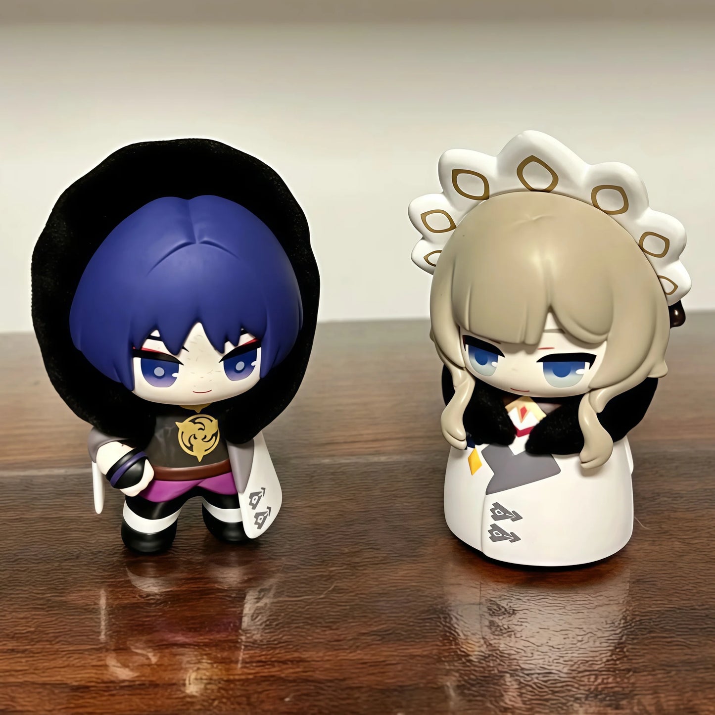 Mihoyo Genshin Impact Fatui Harbinger Q Version Series Blind Box Desktop Mini Doll Model Toys Trend Decoration Surprise Gifts Beauty World Shop