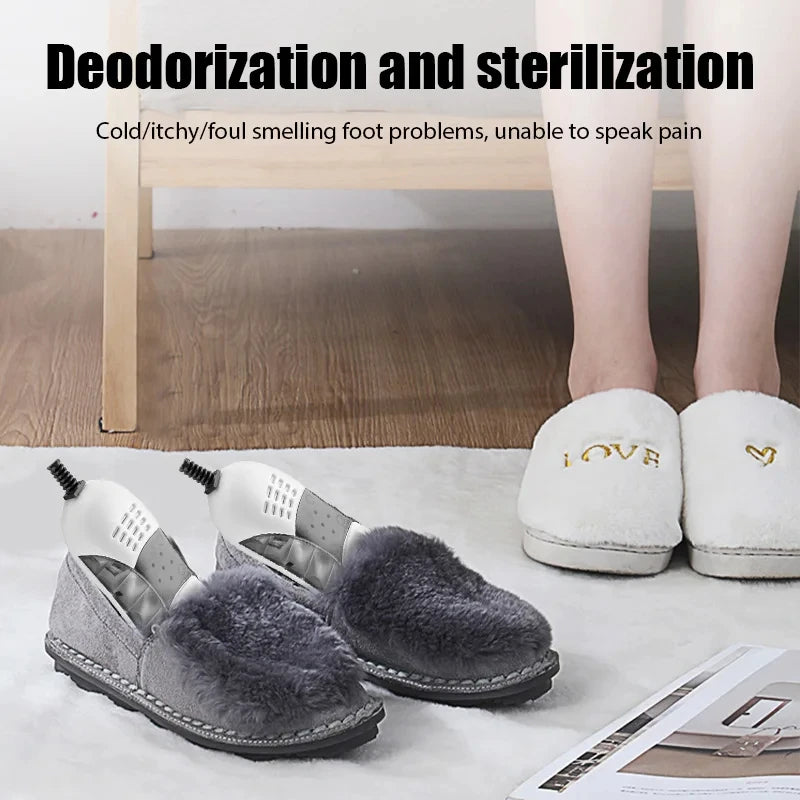 HOMEFISH Electric Shoe Dryer Deodorizer with Heat And UV Light Foot Warmer Dehumidifier Boot Odor Eliminator for Household Use Beauty World Shop