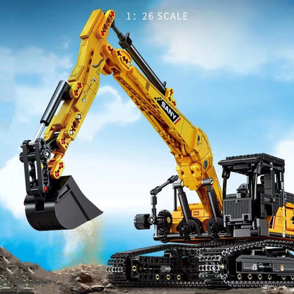 SEMBO BLOCK 1022pcs Excavator Models Building Blocks MOC City Construction Engineering Vehicle Bricks Educational Toys Boys Gift Beauty World Shop