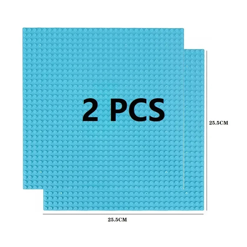 2Pcs Base Plate 32*32 32*16 Studs Classic Figures Building Blocks Plates Bricks Baseplate Blocks Children Toys For Kid Gifts Beauty World Shop