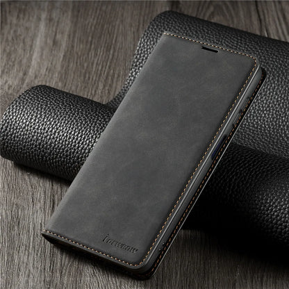 Leather Phone Case For Samsung S26 S25 edge S24 S23 FE S22 Ultra S21 S20 S10 Plus Note 20 10 9 Magntic Flip Card Wallet Cover Beauty World Shop