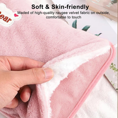 Electric Hot Water Bag Winter Portable Soft Electric Hand Warmer Rechargeable Reusable Explosion-Proof Warming Hand Pillow Beauty World Shop