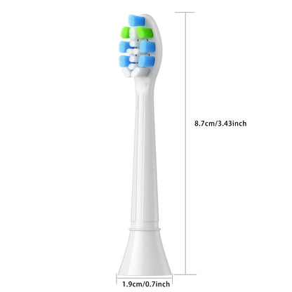 Toothbrush Heads Compatible with Philips Electric Toothbrush,Replacement Brush Heads Fit for 3100 4100 4300 5300 5500 6100 9000 Beauty World Shop