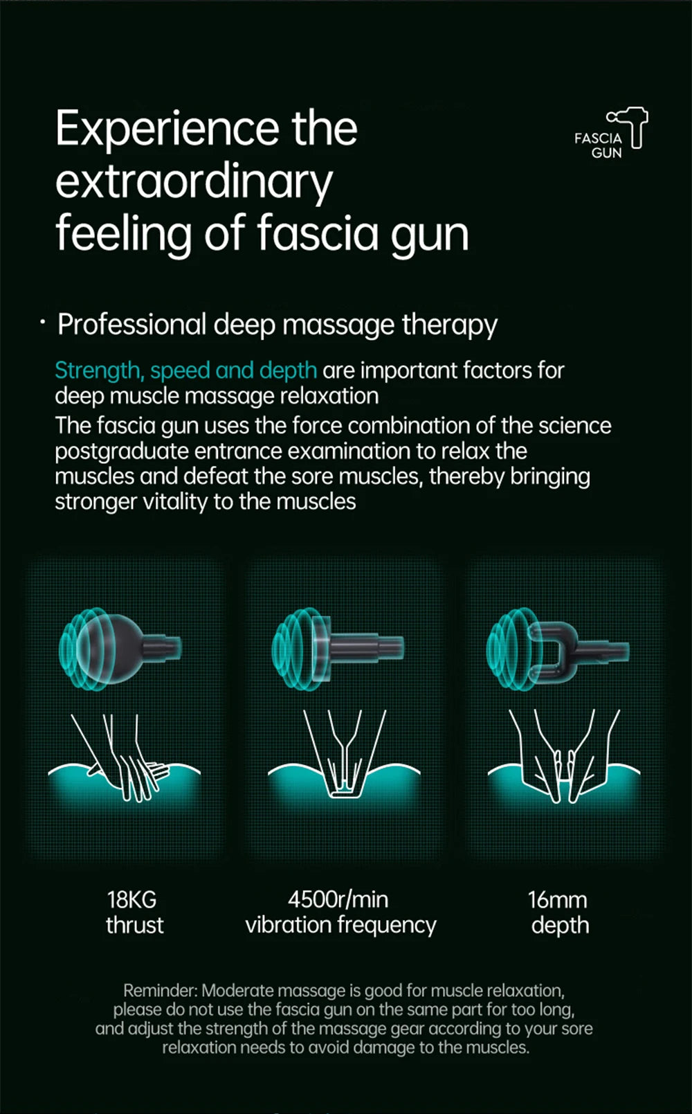 99 Speed Professional Muscle Massage Gun Massager Massager for Neck and Back Massage Instrument Dropshipping Fitness Equipment Beauty World Shop