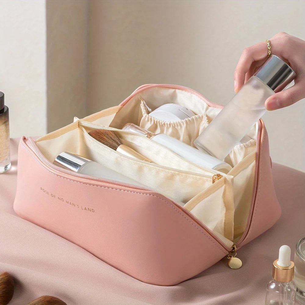 Makeup Organizer Female Toiletry Kit Bag Make Up Case Storage Pouch Luxury Lady Box, Cosmetic Bag, Organizer Bag For Travel Zip Beauty World Shop