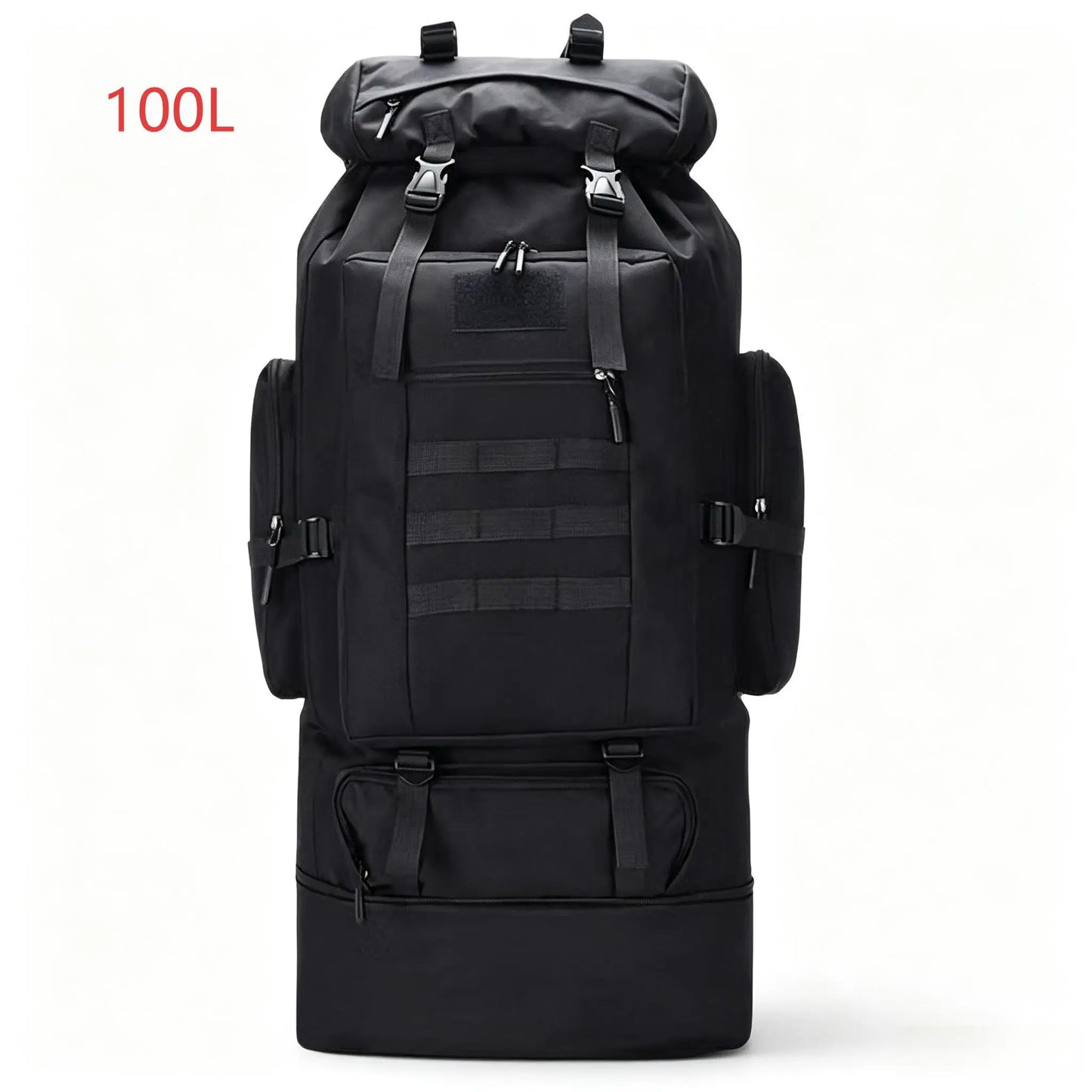 Homefish 80L/100L Large Mountaineering Backpack Outdoor Climbing Bag Tactical Rucksack Hiking Camping Travel Backpack Beauty World Shop