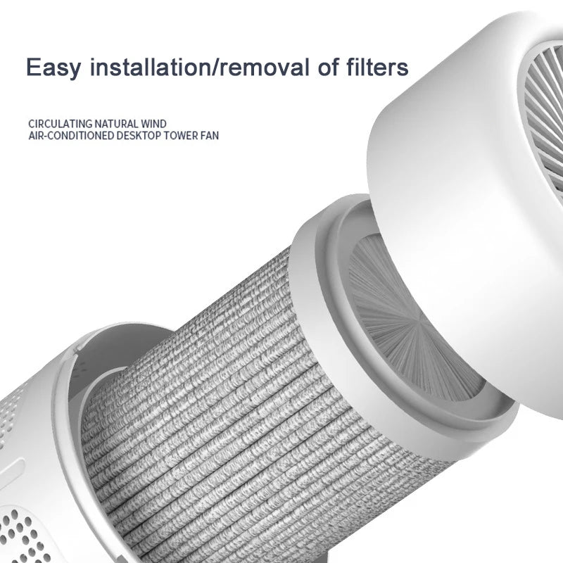 Mini Desktop Air Purifier HEPA Filter With Negative Ion Technology Eliminates Formaldehyde Odors Smoke And Dust Particles Beauty World Shop