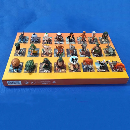 24Pcs Italian Brainrot Tung Tung Sahur Figures Doll Tralalero Tralala Bombardino Crocodilo Shimpanzini Bananini Model Toy Gift Beauty World Shop