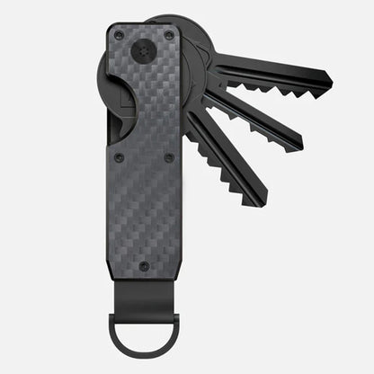 Minimalist Innovative Aluminum Alloy Compact Key Holder Key Rings Key Organizer Metal Key Holder 2-6 Keys Beauty World Shop