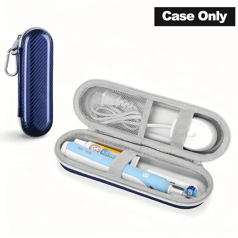 1pcs Electric Toothbrush Travel Case for Oral-B Pro/iO, Philips Sonicare, Oral B Toothbrush Case for Brush Heads & Accessories Beauty World Shop