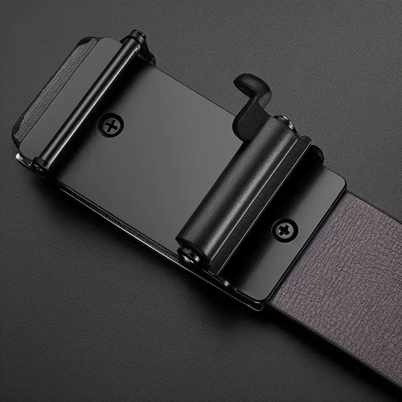 Stylish Men's PU Leather Belt - Fashion Belts for Daily Life, Leisure, Party, Festival, Work, and Business Automatic Buckle Beauty World Shop