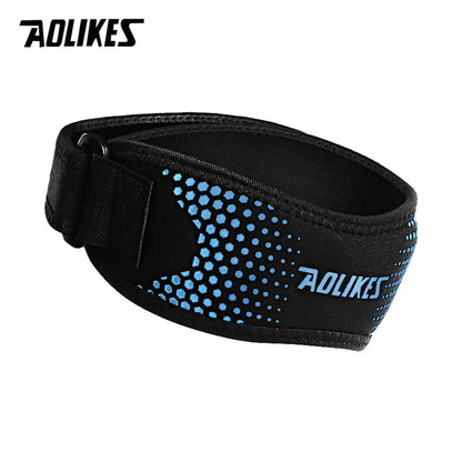 AOLIKES 1PCS Knee Braces for Knee Pain,Patella Knee Support Strap,Adjustable Patellar Tendon Stabilizer Band for Basketball Beauty World Shop