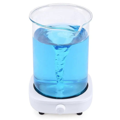 Magnetic Stirrer Mini Lab Stir Mixer Portable Stirrer Plate with Stir Bar 2L 4000RPM for Laboratory (EU/US/UK Plug ) Beauty World Shop