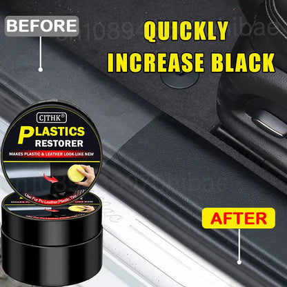 Car Plastic Restorer Back To Black Gloss Car Cleaning Products Plastic Leather Restore Auto Polish And Repair Coating Renovator Beauty World Shop
