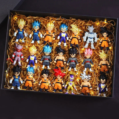 Dragon Ball Z Super Saiyan Son Goku Son Gohan Vegeta Broly Piccolo Majin Buu Action Figure Set Anime Figurines Model Gifts Toys Beauty World Shop
