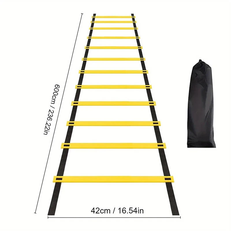 Agility Ladders Nylon Straps For Speed Training And Sports Flexibility Agility Football Training Energy Ladder Equipment Beauty World Shop