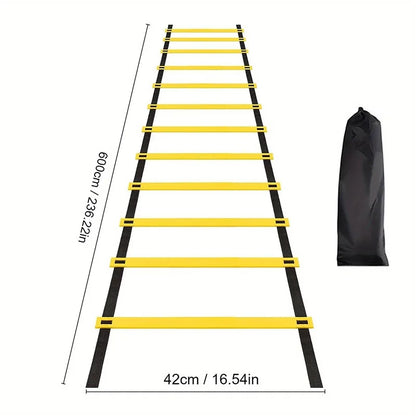 Agility Ladders Nylon Straps For Speed Training And Sports Flexibility Agility Football Training Energy Ladder Equipment Beauty World Shop