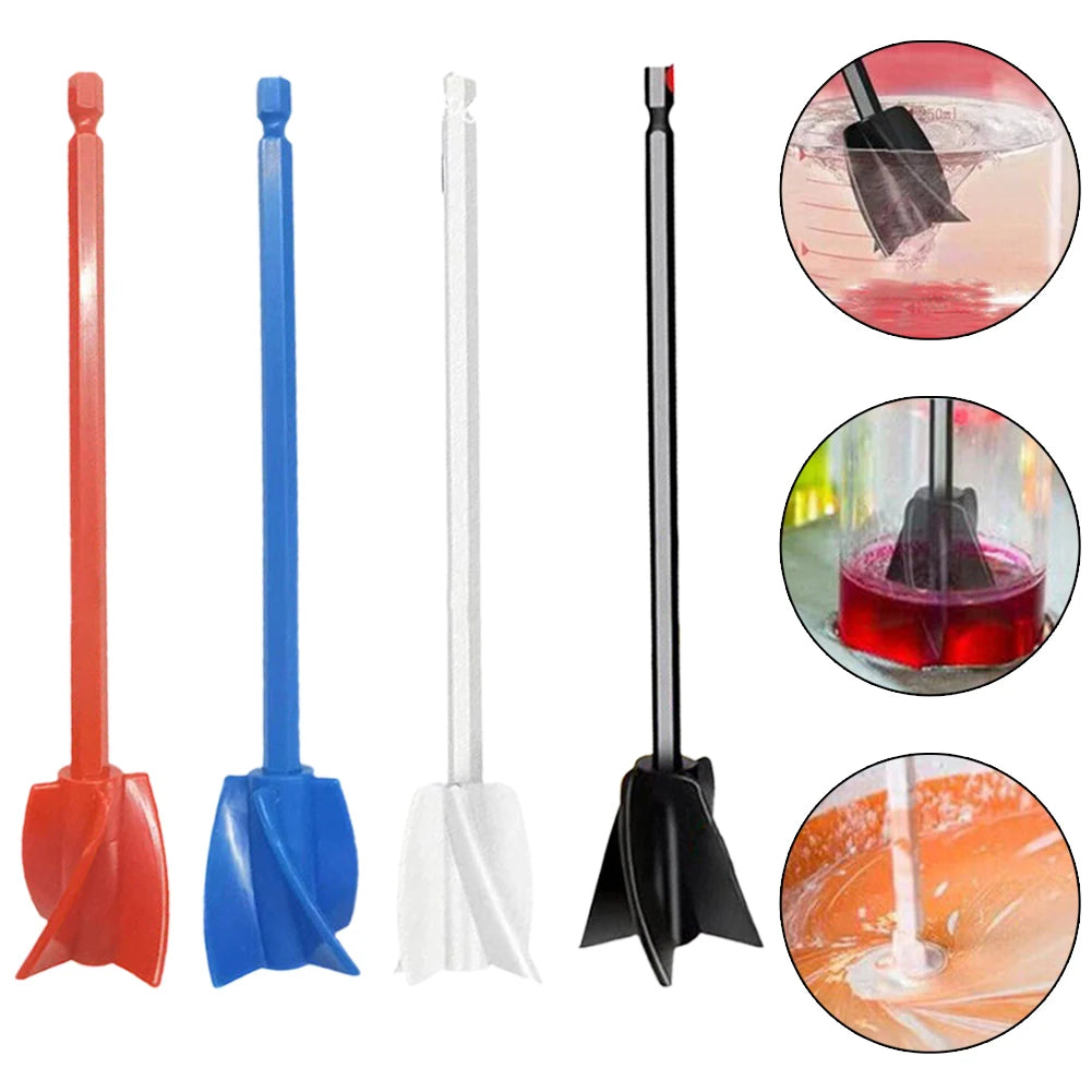 Epoxy Mixer Paint Drill Attachment Paddle Consistency Liquids Resin Head Stirrer Mixer Paint Resin Attachment With Drill Chuck Beauty World Shop