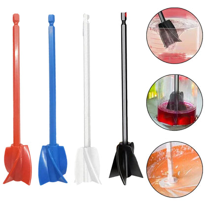 Epoxy Mixer Paint Drill Attachment Paddle Consistency Liquids Resin Head Stirrer Mixer Paint Resin Attachment With Drill Chuck Beauty World Shop