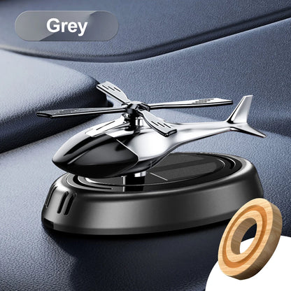 Helicopter Styling Solar Car air freshenerDecorative Aromatherapy Car interior accessories Propeller rotary perfume diffuser Beauty World Shop