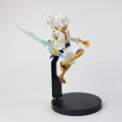 Anime ONE PIECE Figure Toy 18cm Nika Monkey D Luffy Action Figures Dolls Pvc Model Collectible Statue Toy Christmas Gift Beauty World Shop