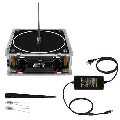 Music Tesla Coil Bluetooth/AUX Dual Mode Music Box Artificial Lightning Touchable Audio Input Bluetooth Science Experiments ﻿ Beauty World Shop