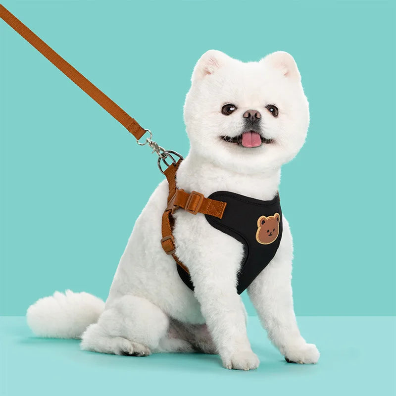 Pet Dog Harness Leash Set Small Medium Dog Cat Vest Breathable Puppy Chest Strap French Bulldog Chihuahua Harness Pet Supplies Beauty World Shop