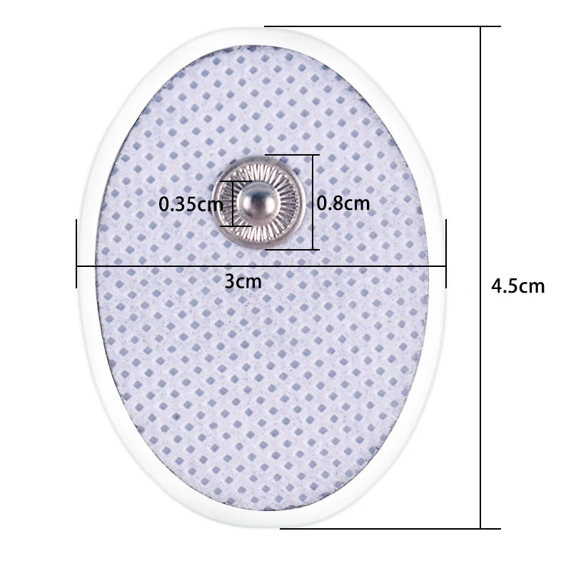 10/20PCS Electrode Pads Gel For Tens Acupuncture Massage Machine Slimming Pulse Ems Muscle Stimulator Massager Sticker Beauty World Shop