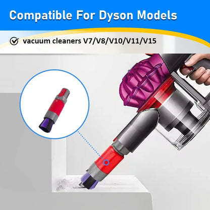 Traceless Dust Brush Part Fit for Dyson V7 V8 V10 V11 V15 Part Vacuum Cleaner Accessories Replacement Dusting Brush Attachment Beauty World Shop