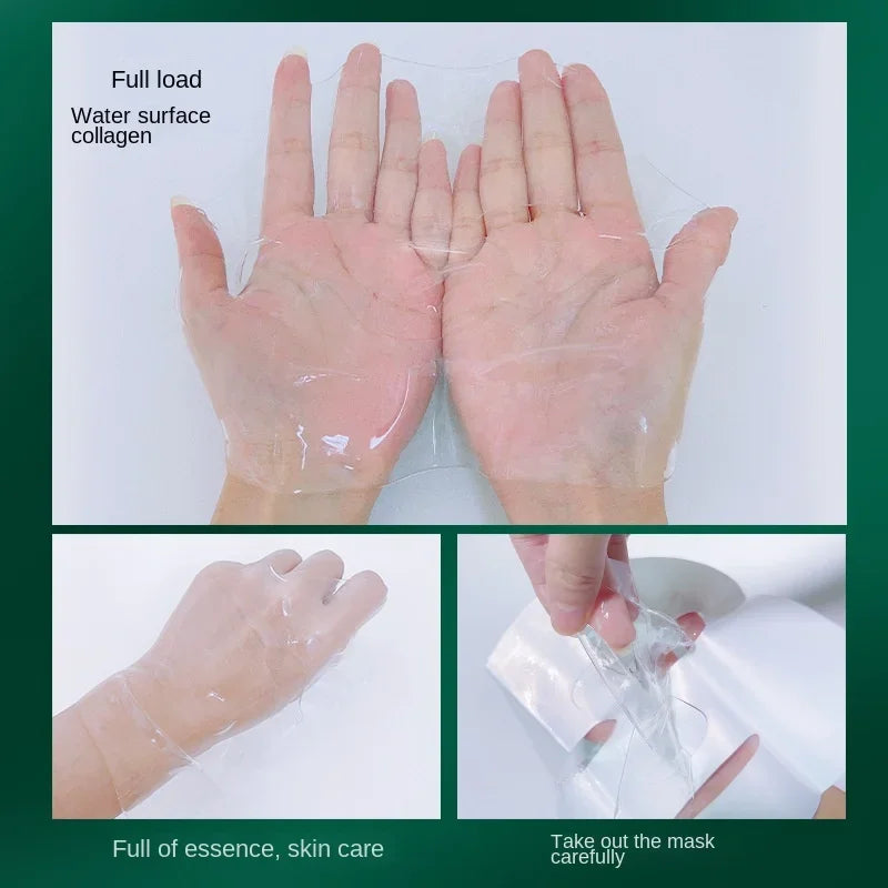 5pcs*30ml Tiktok Hot Sale Seaweed Collagen Filling Crystal Mask Replenishing Fruit Jelly Skin Transparent Mask Skin Care Masque Beauty Trend Shop