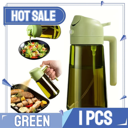 2in1 Kitchen Spray Oil Dispenser Oil Sprayer Polisher Or Only Brush Spray for Air Fryer Salad Grilling Roasting Cooking Kitchen Beauty World Shop
