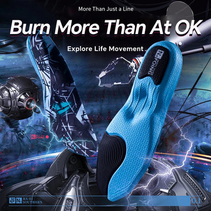 1Pair Premium EVA Orthopedic Insole For Feet Shock Absorption Deodorization Breathable Sole Pad Sport Arch Support Feet Care Beauty World Shop