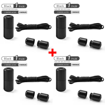 Elastic No Tie Shoelaces Semicircle Shoe Laces For Kids and Adult Sneakers Shoelace Quick Lazy Metal Lock Laces Shoe Strings Beauty World Shop