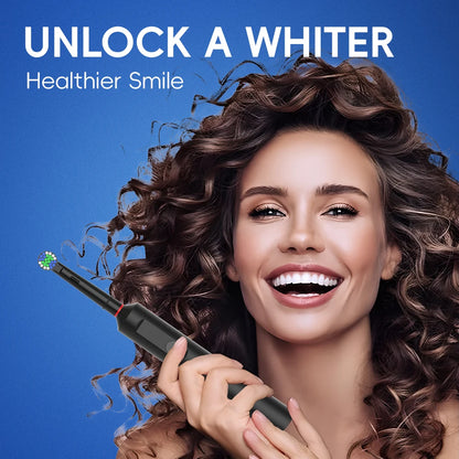 Intelligent Rotating Electric Toothbrush, Rechargeable Rotary Toothbrush Compatible with Oral B Replacement Electric Brush Heads Beauty World Shop