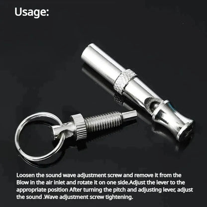 Dog Training Whistle Stop Barking Device Ultrasonic Training Flute Silent Whistle Control Tool Puppy Train Keychain Pet Supplies Beauty World Shop