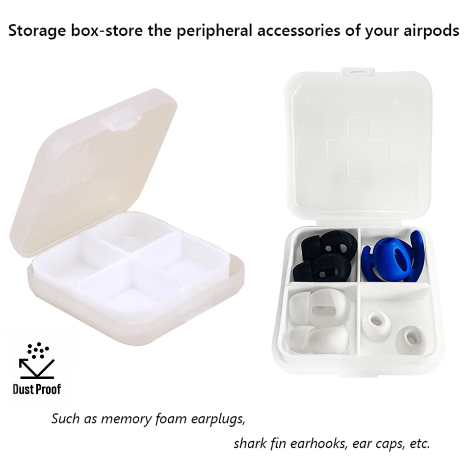 For Airpods Pro 2 Memory Foam Tips Eartips Cover S M L Size For Apple Air Pod Pods Pro 1 Ear Tips Anti Noise Ear Plugs Earbud