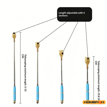 Extendable Magnetic Ball Back Scratcher Telescopic Scratcher Massager Portable Back Reliever Beauty World Shop