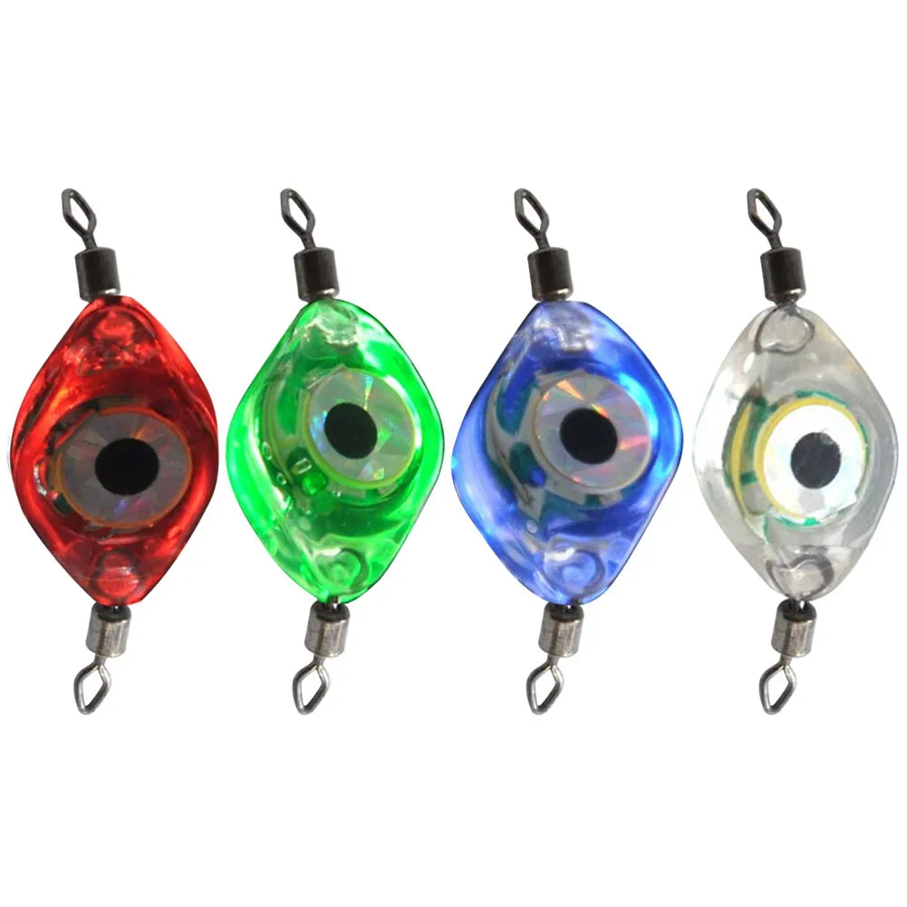 Fishing Lure Light Eye Shape Fishing Lure Light LED Waterproof Sensing Deep Drop for Seawater Freshwater for Underwater Beauty World Shop