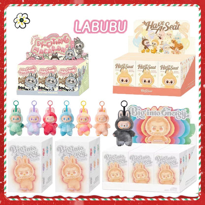 Blind Box For Popmart Labubu The Monsters Macarons Lisa Same Heart Vinyl Base Series Trendy Toy Decorations Birthday Gifts Beauty World Shop