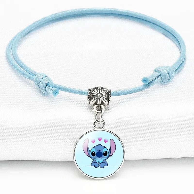 Disney Lilo & Stitch Cartoon Wristband - Cute Anime Print Wristband for Kids & Girls, Christmas Gift Beauty World Shop