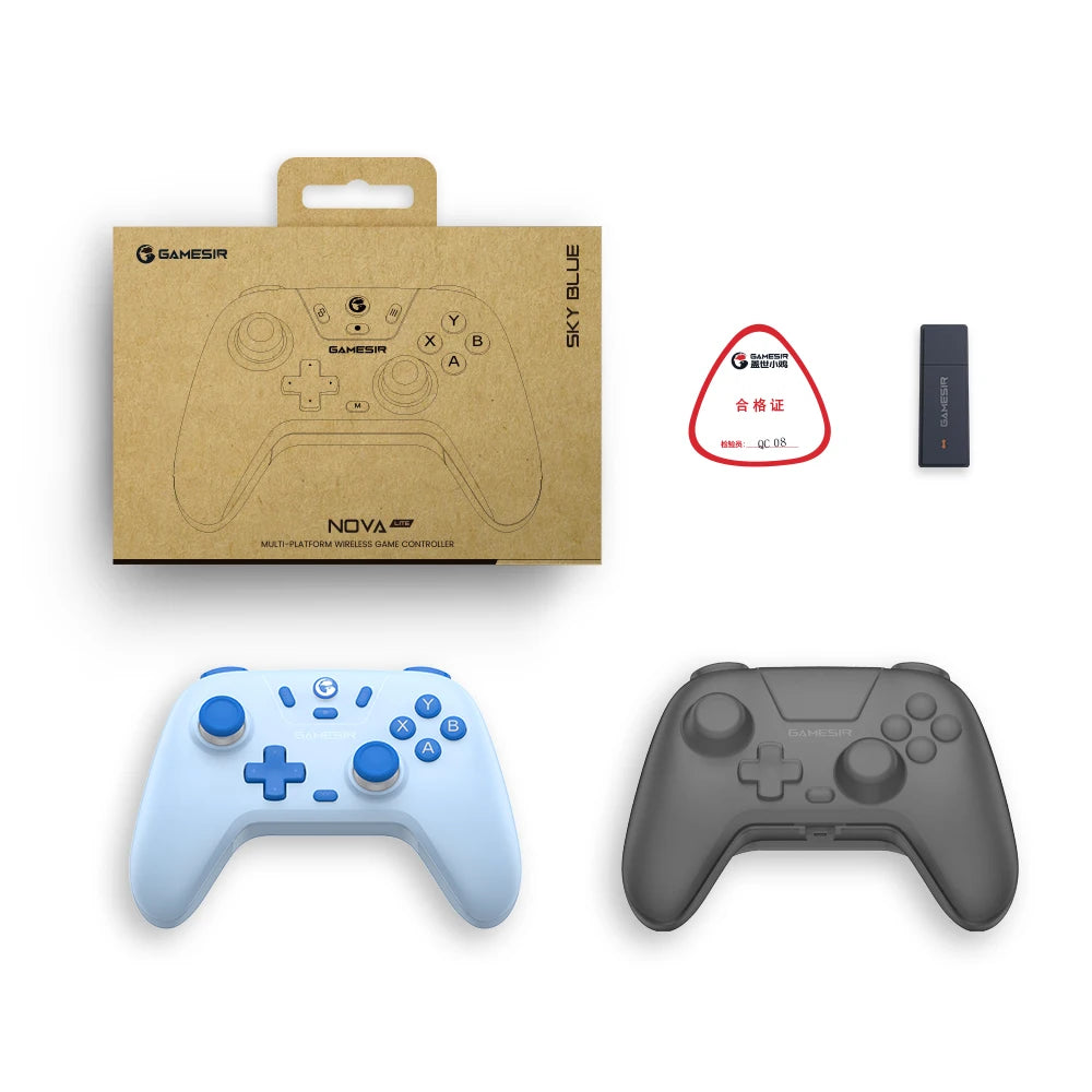 GameSir Nova Lite Wireless Gamepad Controller with Bluetooth, Dongle, Wired for Switch, Android, IOS, PC & Steam Games Beauty Fashion