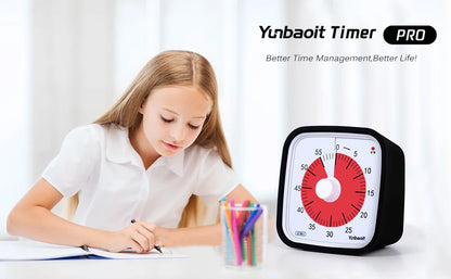 Yunbaoit VT01 Upgraded 60 Minute Visual Timer with Protective Case Silent Countdown Timer for Kids Beauty World Shop