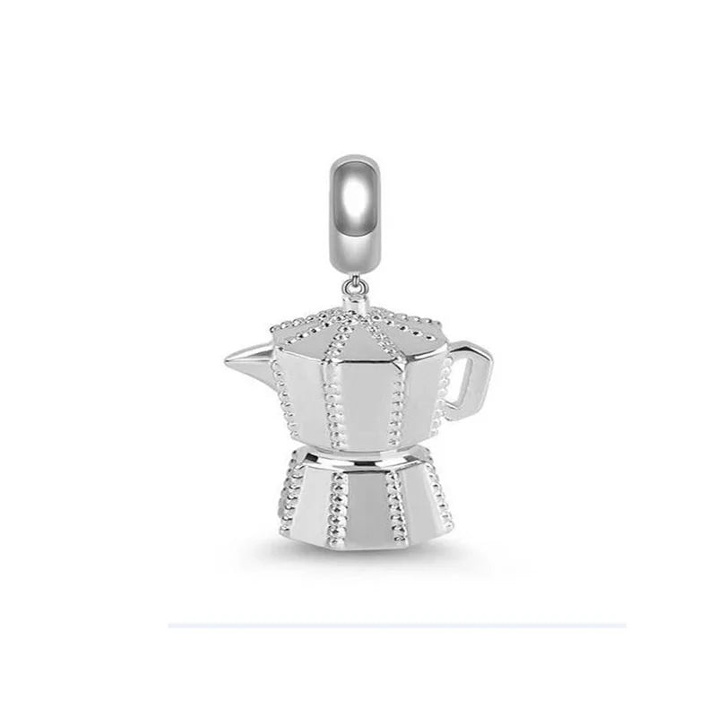 2025 New S925 Silver Spring Ball Bear Cross Pendant Suitable for Original Bracelets DIY Accessories Women's Charm Jewelry Gifts Beauty World Shop