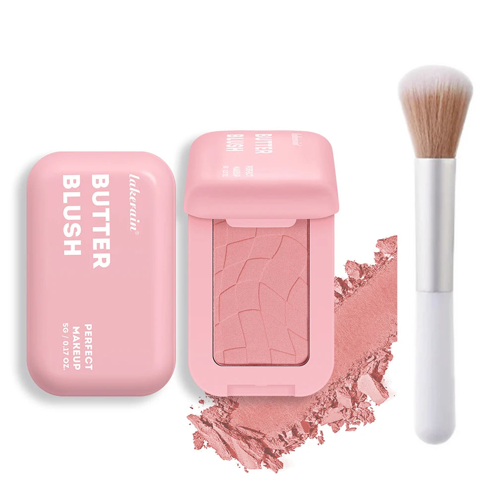 Professional Makeup Powder Blush 12HR Wear Vegan Formula Blusher Makeup Blush in Bar Cosmetics Palette Powder Pink Cream Face Beauty World Shop