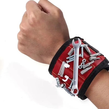 Powerful magnetic tool magnetic wristband - used to secure screws, nails, drill bits, and strong magnetic wrist tool kits parts Beauty World Shop